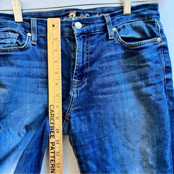 7 For All Mankind Kimmie crop denim jeans Sz 30 - Picture 10 of 13